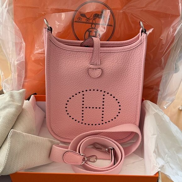 Hermes Handbags - VERY RARE AND SEASONAL HERMES EVELYNE TPM ( SOLD🫶)